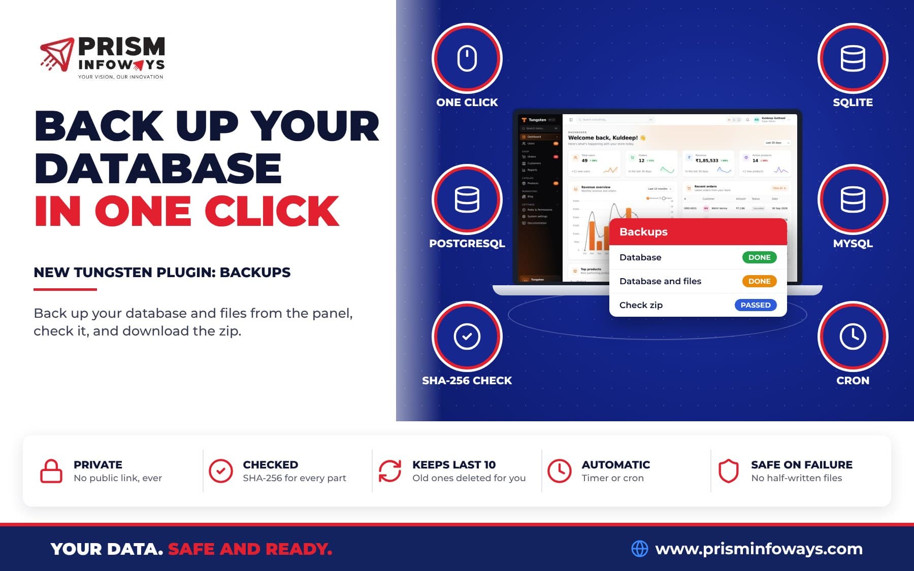Database Backups for FastAPI Admin Panel: The Tungsten Backups Plugin