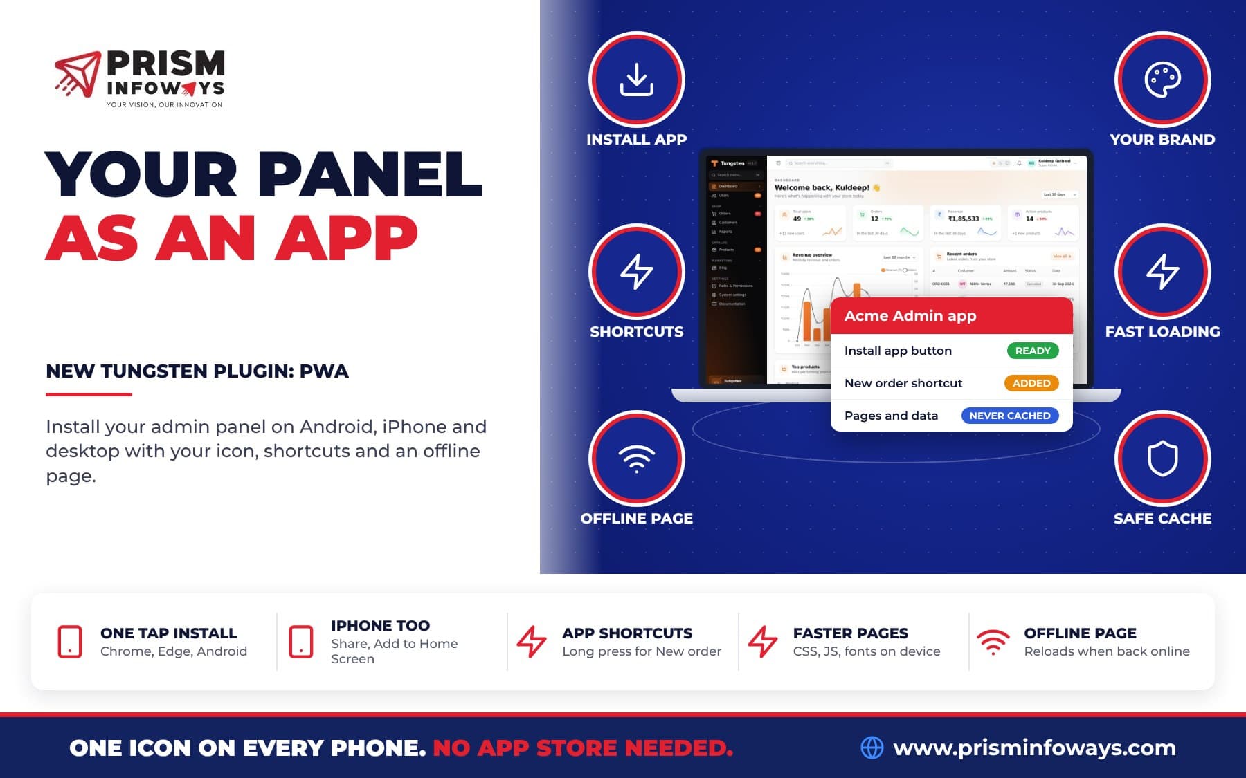 Install Your FastAPI Admin Panel as an App: The Tungsten PWA Plugin